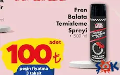 COMRADE FREN BALATA TEMİZLEME SPREYİ 500 ML fiyat ve kampanya bilgisi